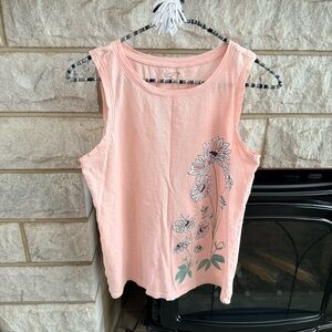 LOFT Outlet Pink Floral Women's Tank Top XS